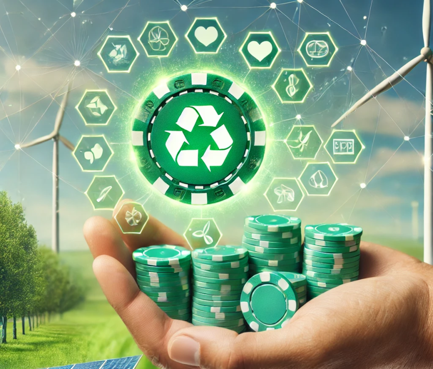 Online casino entertainment with sustainable energy